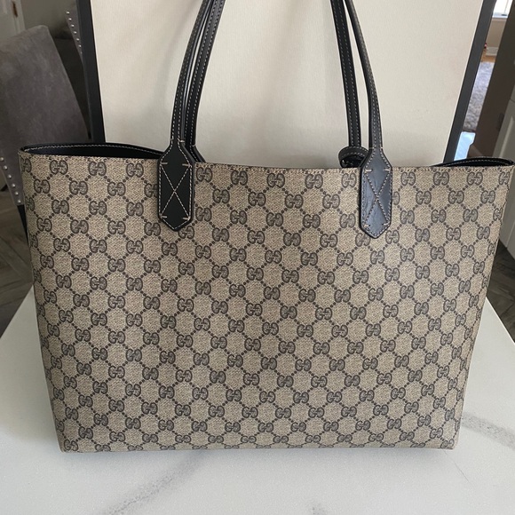 Gucci reservable canvas large tote **Authentic** - Picture 6 of 15